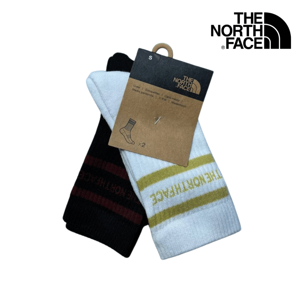 The North Face Logo Crew 2 Pairs - AP TNF Black / TNF White