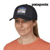 Patagonia Line Logo Ridge LoPro Trucker Hat - Ink Black