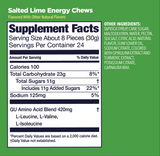 (1 Pack) GU Energy Chews - Salted Lime - Expiry Date: Aug 2026