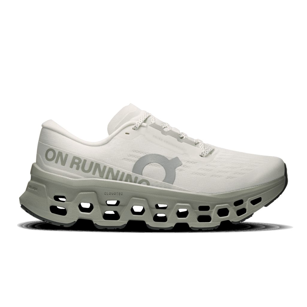 Explore On Women Cloudmonster 3 - Ivory / Tin for trail, outdoor & lifestyle use | Liv Activ Singapore