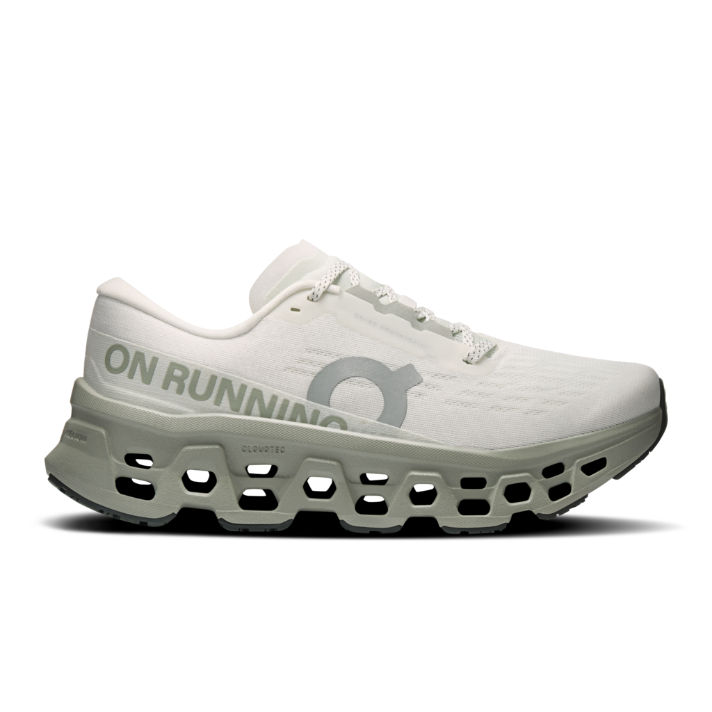Explore On Women Cloudmonster 3 - Ivory / Tin for trail, outdoor & lifestyle use | Liv Activ Singapore
