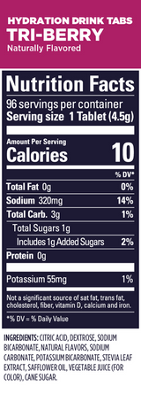 (1 Pack) GU Hydration Drink Tabs - Triberry - Expiry Date: Dec 2025