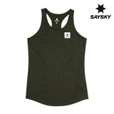 Explore SAYSKY Women Clean Combat Pro Singlet - Green for trail, outdoor & lifestyle use | Liv Activ Singapore