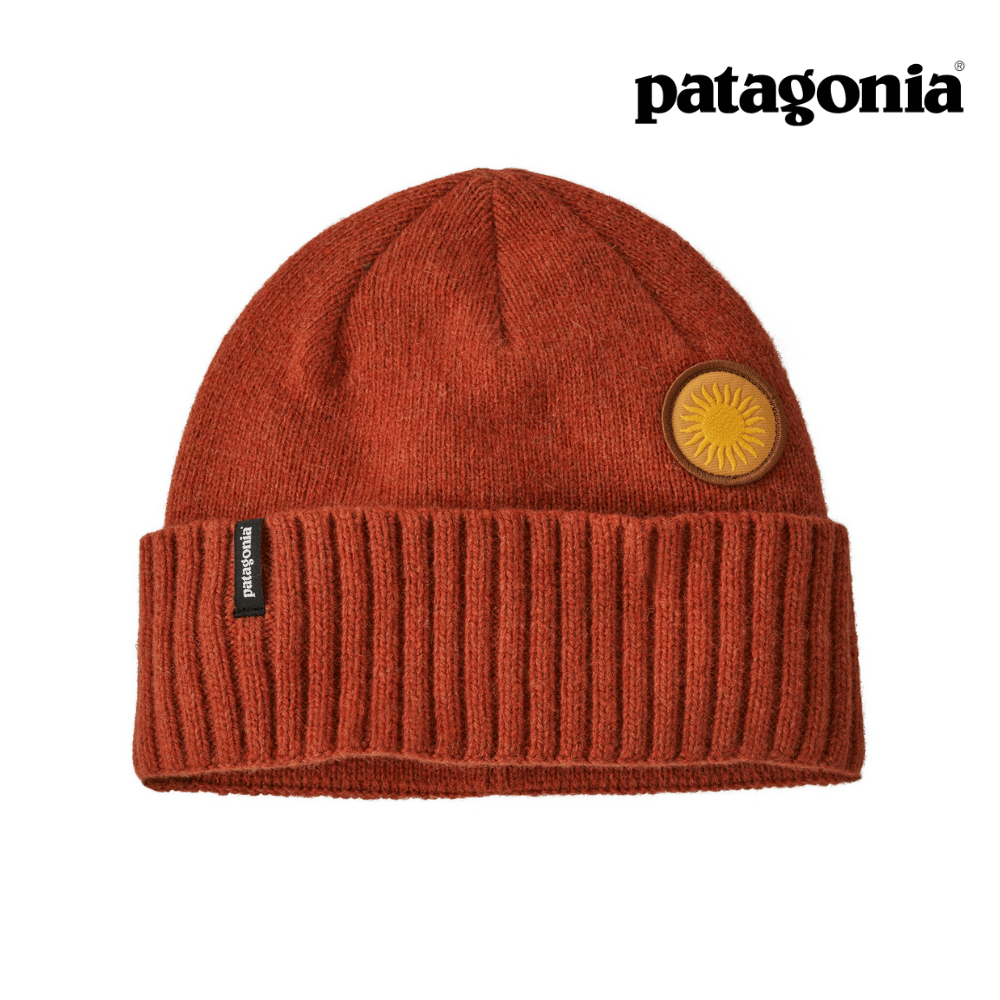 Patagonia Brodeo Beanie - Spirited Sun: Burnished Red – Liv Activ