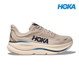 Explore HOKA Men Bondi 9 Wide - Stucco / Grout for trail, outdoor & lifestyle use | Liv Activ Singapore