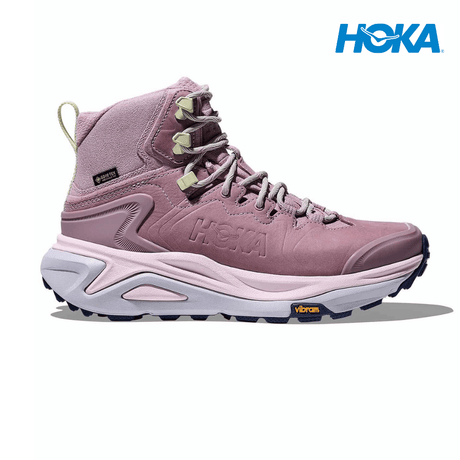 Explore HOKA Women Kaha 3 GTX - Fragrant Lilac / Lilac Cream for trail, outdoor & lifestyle use | Liv Activ Singapore