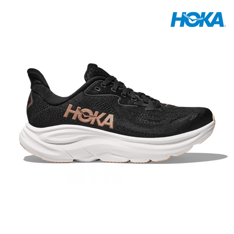 Explore HOKA Women Arahi 8 Wide - Black / Rose Gold for trail, outdoor & lifestyle use | Liv Activ Singapore