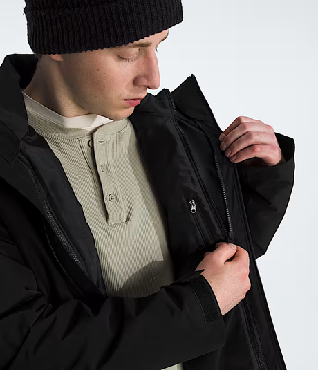 The North Face Men Carto Mono Triclimate Hooded Jacket - AP TNF Black