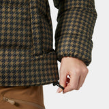Helly Hansen Women Jade Puffer Jacket - Sepia Houndstooth AOP