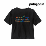 Explore Patagonia Women Unity Fitz Easy-Cut Responsibili-Tee - Ink Black for trail, outdoor & lifestyle use | Liv Activ Singapore