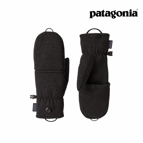 Explore Patagonia Better Sweater™ Fleece Gloves - Black for trail, outdoor & lifestyle use | Liv Activ Singapore