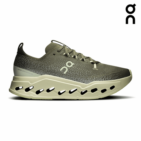 Explore On Men Cloudsurfer Max - Olive / Seedling for trail, outdoor & lifestyle use | Liv Activ Singapore
