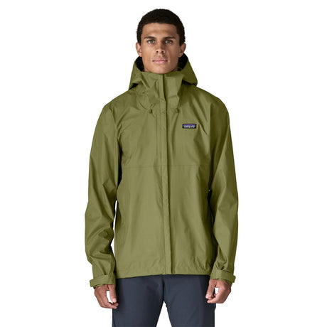 Explore Patagonia Men Torrentshell 3L Rain Jacket - Caper Green for trail, outdoor & lifestyle use | Liv Activ Singapore