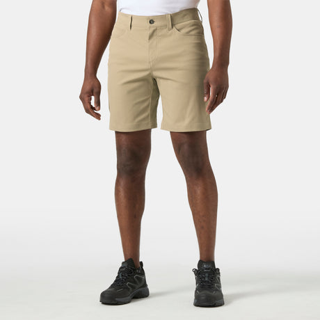 Explore Helly Hansen Men Holmen 5 Pocket Shorts - Pebble for trail, outdoor & lifestyle use | Liv Activ Singapore