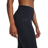 2XU Women Form Soft Touch Hi-Rise Compression Tights - Black / Black