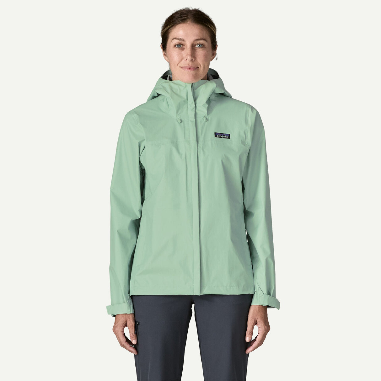 Explore Patagonia Women Torrentshell 3L Rain Jacket - Thin Ice for trail, outdoor & lifestyle use | Liv Activ Singapore