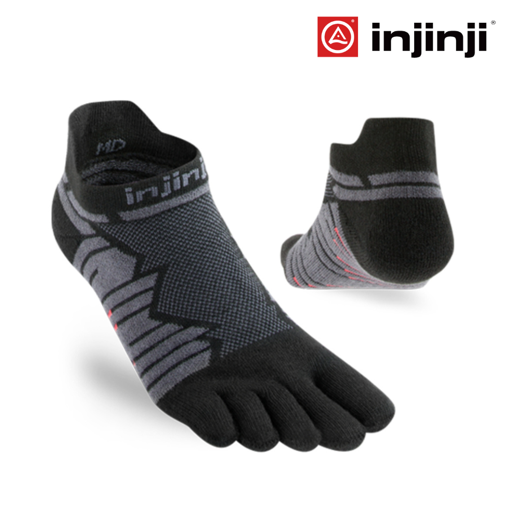 Injinji Ultra Run Midweight No-Show Coolmax Onyx – Liv Activ