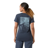 Explore Helly Hansen Women Skog Graphic T-Shirt - Alpine Frost for trail, outdoor & lifestyle use | Liv Activ Singapore