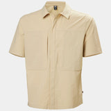 Helly Hansen Men Awe Short Sleeve Softshell Overshirt - Scandi Sand