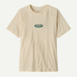 Explore Patagonia Men '95 Oval Logo T-Shirt - Undyed Natural for trail, outdoor & lifestyle use | Liv Activ Singapore