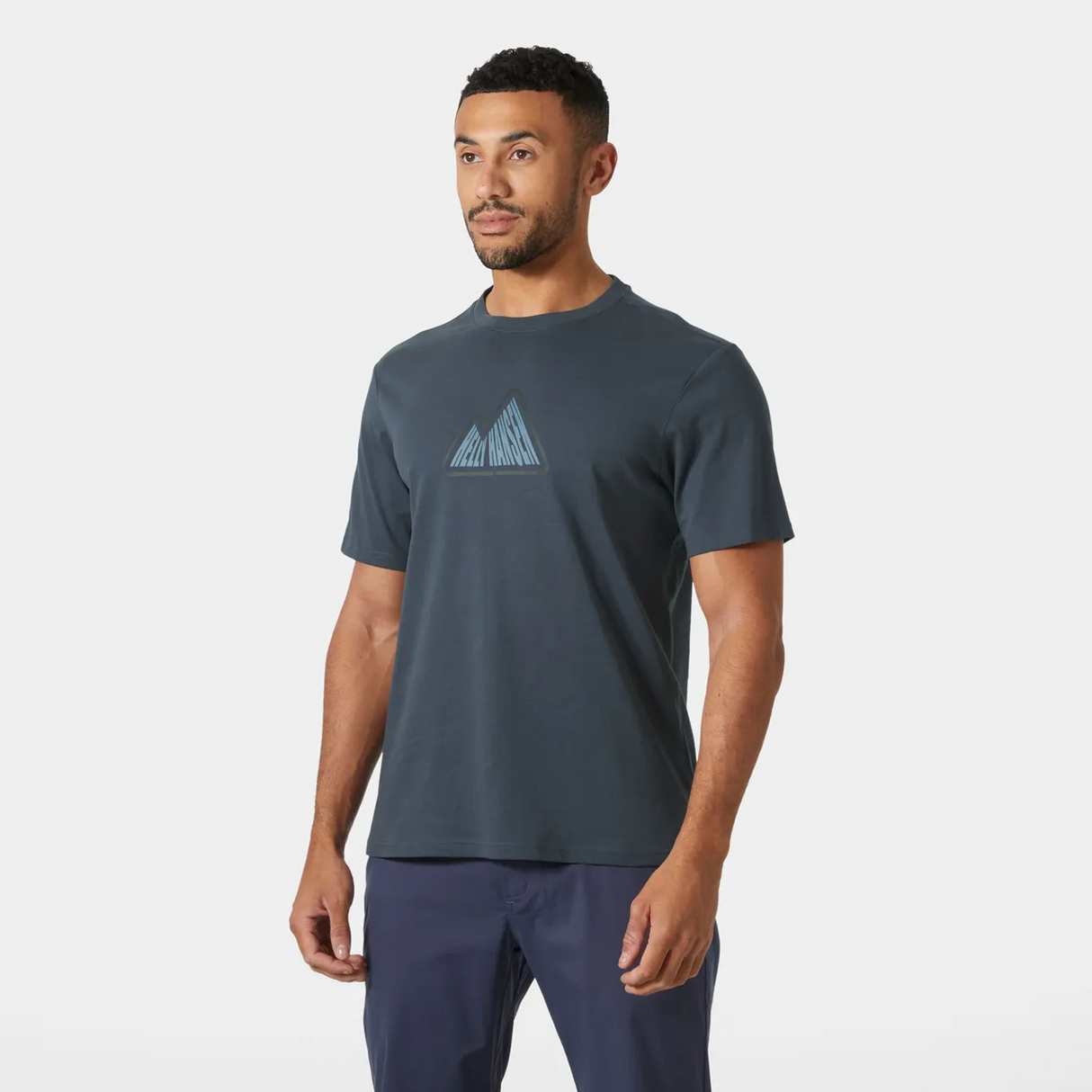 Helly Hansen Men Massif Graphic T-Shirt - Alpine Frost