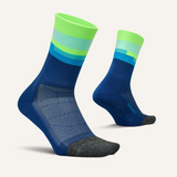 Feetures Active Elite Light Cushion Mini Crew - Surfboard Blue