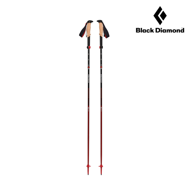 Explore Black Diamond Pursuit FLZ Trekking Poles - Black / Octane for trail, outdoor & lifestyle use | Liv Activ Singapore