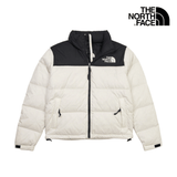 The North Face Women 1996 Retro Nuptse Jacket - White Dune / TNF Black