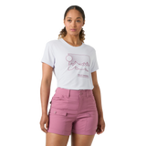 Explore Helly Hansen Women Skog Graphic T-Shirt - Even Light Purple for trail, outdoor & lifestyle use | Liv Activ Singapore