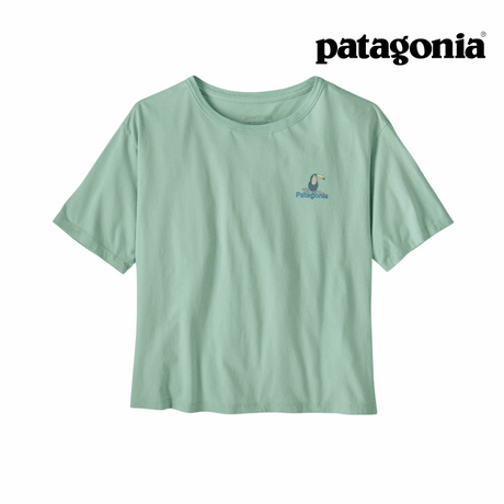 Explore Patagonia Women Protect Rainforests Easy-Cut T-Shirt - Thin Ice for trail, outdoor & lifestyle use | Liv Activ Singapore