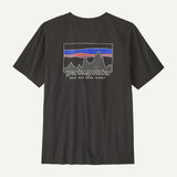 Explore Patagonia Men '73 Skyline T-Shirt - Ink Black for trail, outdoor & lifestyle use | Liv Activ Singapore