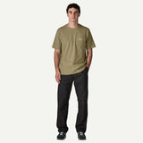 Explore Patagonia Men Boardshort Logo Pocket Responsibili-Tee - Gumtree Green for trail, outdoor & lifestyle use | Liv Activ Singapore