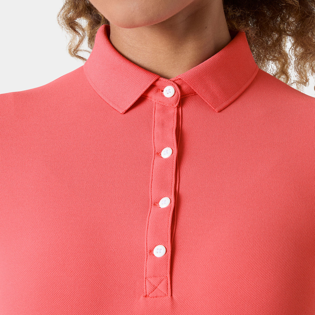 Explore Helly Hansen Women Crewline Quick-Dry Polo - Sunset Pink for trail, outdoor & lifestyle use | Liv Activ Singapore