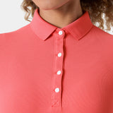 Explore Helly Hansen Women Crewline Quick-Dry Polo - Sunset Pink for trail, outdoor & lifestyle use | Liv Activ Singapore