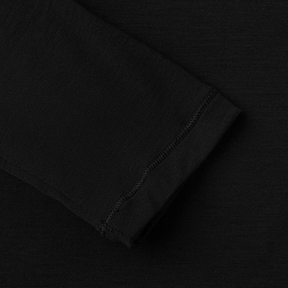 The North Face Women Misty Merino Wool LS Tee - AP TNF Black