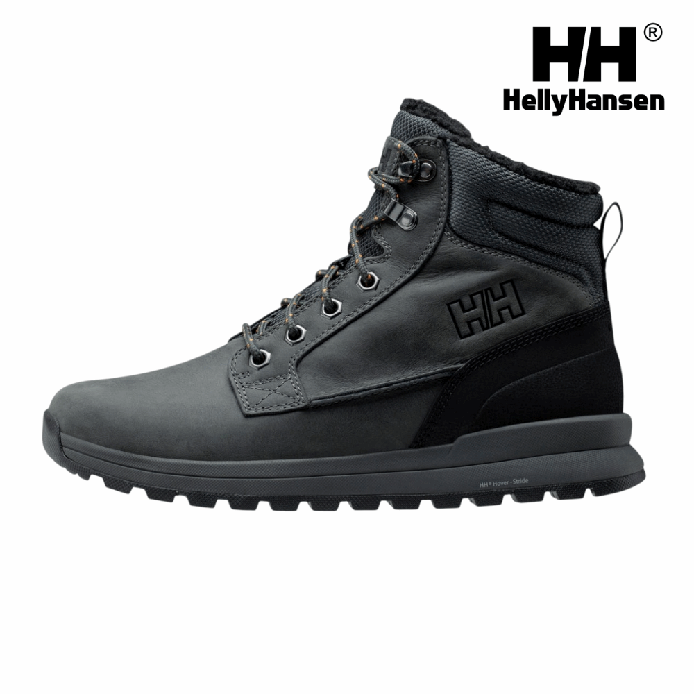 Helly Hansen Men Kelvin Lx Waterproof Leather Boots - Charcoal