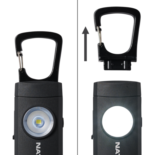 Nathan Sports Siren LED Alarm RX Loud 120+ DB - Black / Silver