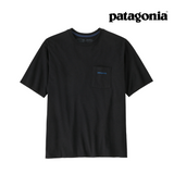 Explore Patagonia Men Boardshort Logo Pocket Responsibili-Tee® - Ink Black for trail, outdoor & lifestyle use | Liv Activ Singapore
