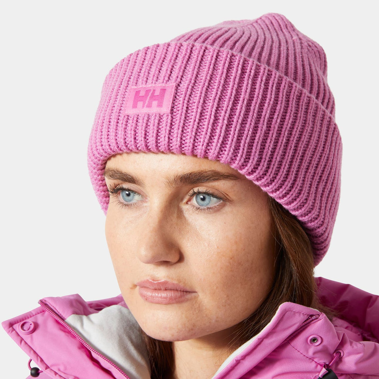 Helly Hansen Unisex Rib Beanie - Meta Pink