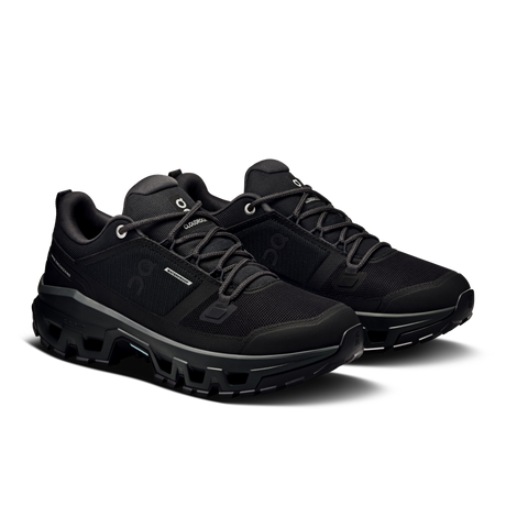 On Women Cloudrock Low Waterproof - Black / Black