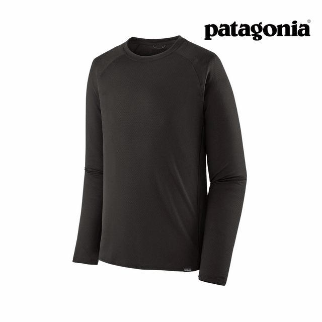 Explore Patagonia Men Capilene® Midweight Crewneck - Black for trail, outdoor & lifestyle use | Liv Activ Singapore