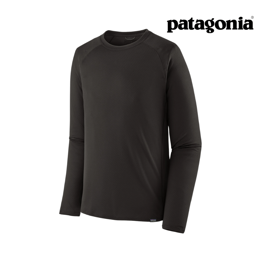 Explore Patagonia Men Capilene® Midweight Crewneck - Black for trail, outdoor & lifestyle use | Liv Activ Singapore