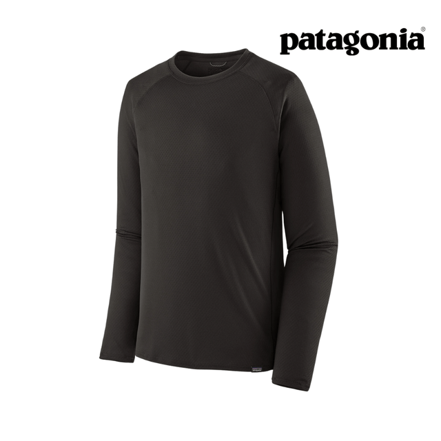 Explore Patagonia Men Capilene® Midweight Crewneck - Black for trail, outdoor & lifestyle use | Liv Activ Singapore