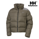 Helly Hansen Women Jade Puffer Jacket - Sepia Houndstooth AOP