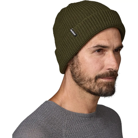 Explore Patagonia Unisex SnowDrifter Beanie - Pine Needle Green for trail, outdoor & lifestyle use | Liv Activ Singapore