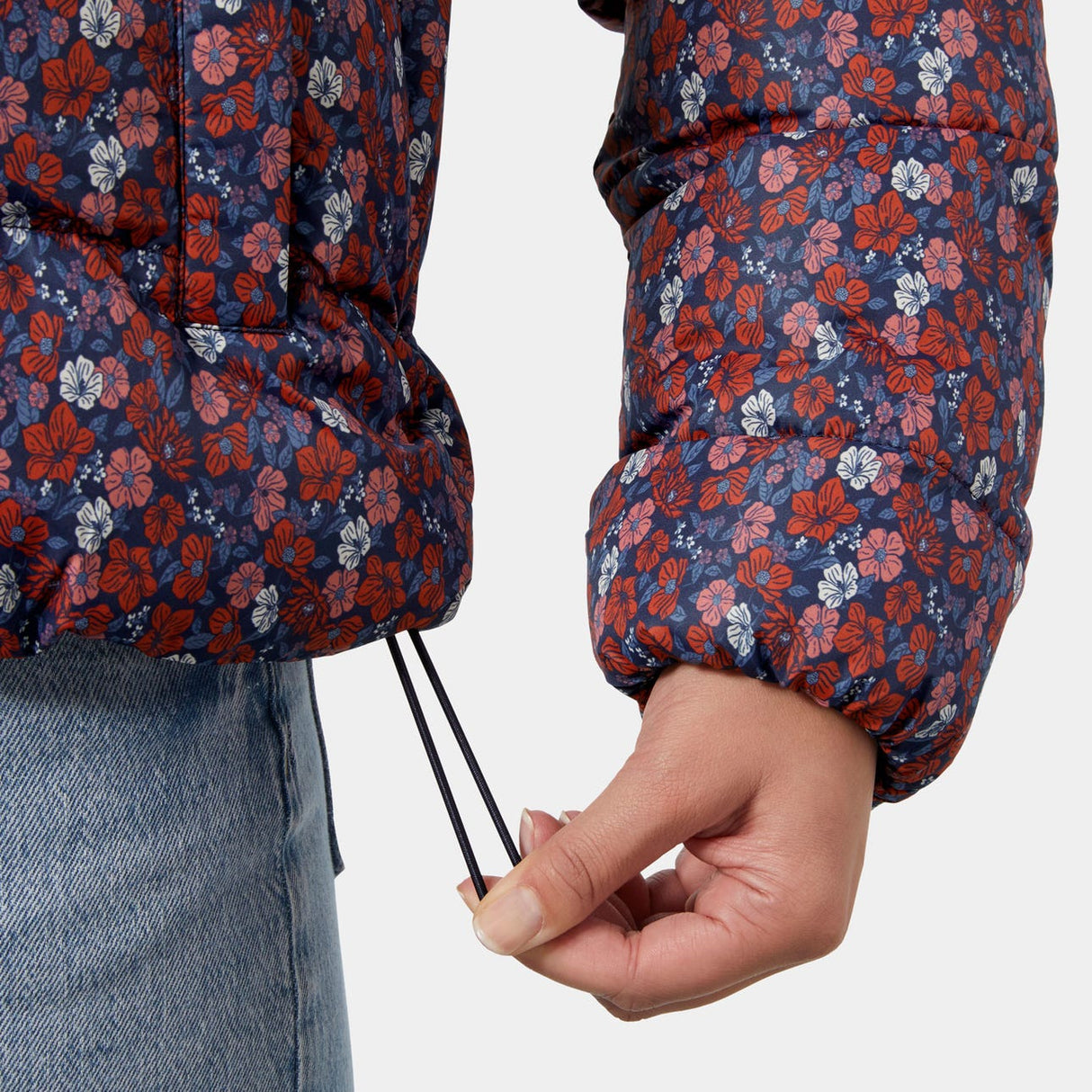 Helly Hansen Women Jade Puffer Jacket - Navy Floral AOP