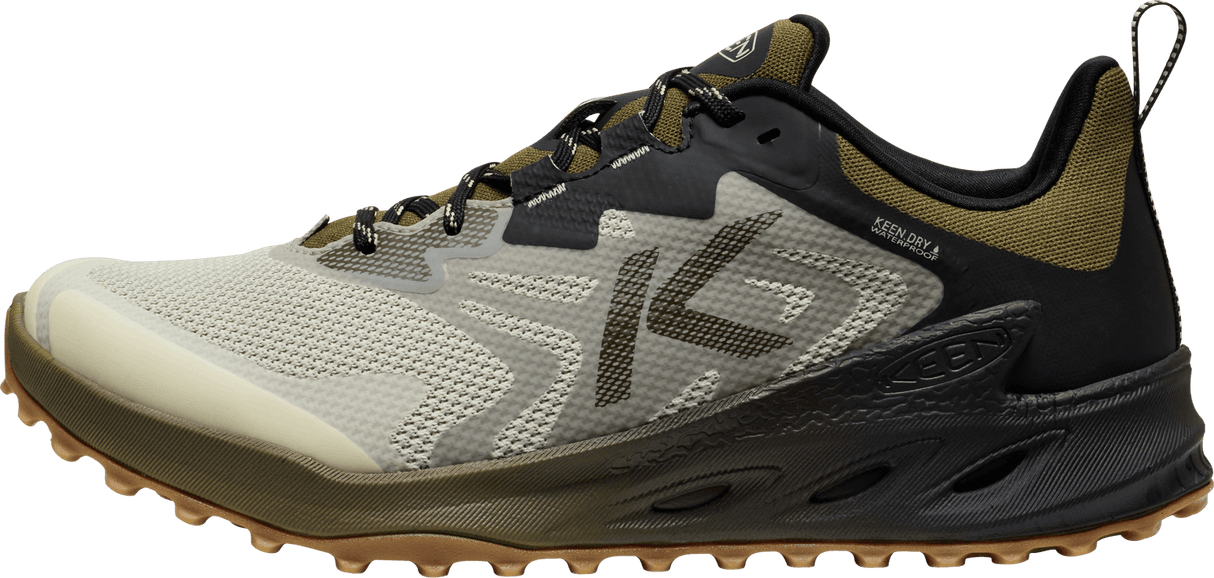 Explore KEEN Men Zionic NXT Waterproof Hiking Shoe - Abbey Stone / Dark Olive for trail, outdoor & lifestyle use | Liv Activ Singapore