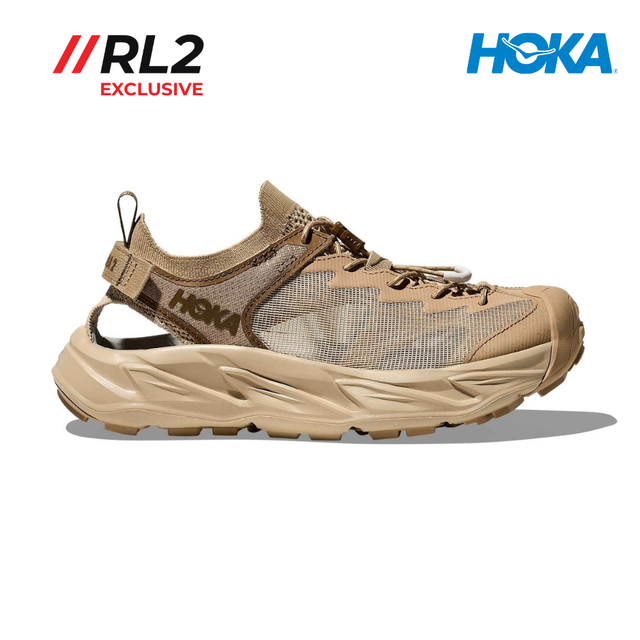 Explore HOKA Women Hopara 2 - Khaki / Cream for trail, outdoor & lifestyle use | Liv Activ Singapore