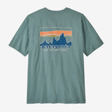 Explore Patagonia Men '73 Skyline T-Shirt - Blue Sage for trail, outdoor & lifestyle use | Liv Activ Singapore