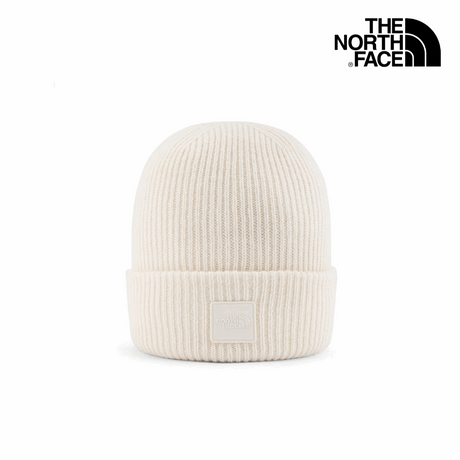 Explore The North Face Urban Patch Beanie - White Dune for trail, outdoor & lifestyle use | Liv Activ Singapore